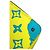 Louis Vuitton Monogram Playground Zippy Long Wallet Blau Gelb - Ansicht 7