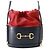 Borsa a Spalla Gucci Horsebit 1955 in Pelle Rosso Blu navy
