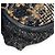 Sac à bandoulière Chanel Matelassé Tweed Noir Multicolore Marron foncé - vue 6
