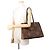 Borsa Tote Louis Vuitton Monogram Reverse Giant OnTheGo MM Rosso - vista 5