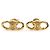 Céline Orecchini Celine in metallo dorato D'oro