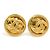 Orecchini a clip dorati Chanel D'oro