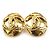 Orecchini a clip dorati Chanel D'oro