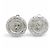 Orecchini Chanel Mademoiselle Metal Silver Argento