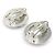 Orecchini Chanel Mademoiselle Metal Silver Argento - vista 7