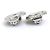Orecchini Chanel Mademoiselle Metal Silver Argento - vista 8