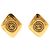 Orecchini a clip in metallo dorato Chanel D'oro