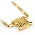 Céline Collana Celine Triomphe Metal Gold D'oro