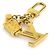 Petite Malle Portachiavi Micro Charm Louis Vuitton D'oro - vista 4
