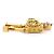 Petite Malle Portachiavi Micro Charm Louis Vuitton D'oro - vista 5