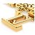 Petite Malle Portachiavi Micro Charm Louis Vuitton D'oro - vista 8