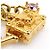 Petite Malle Portachiavi Micro Charm Louis Vuitton D'oro - vista 9