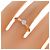 Tiffany & Co Anello Tiffany Harmony in oro rosa e platino - vista 5