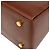 Salvatore Ferragamo Gancini Convertible Top Handle Pelle Medium Marrone - vista 6