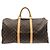 Borsa Boston Louis Vuitton Monogram Keepall 50cm Marrone