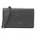 Portafoglio con catena Gucci in pelle nera Nero