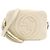 Borsa a tracolla in pelle off-white Gucci Soho Bianco sporco