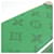 Borsa a tracolla Louis Vuitton Monogram Mini Soft Trunk Verde Verde chiaro - vista 3