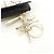 Cartera Christian Dior LADY DIOR DAHLIA Negro Blanco - vista 3