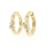 Orecchini Three Gold Thread di Cartier D'oro  - vista 2