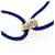 Bracciale Trinity in cordino Cartier D'oro - vista 2