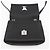 Borsa a tracolla Louis Vuitton Black Leather Lockme II BB Nero - vista 15