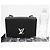 Borsa a tracolla Louis Vuitton Black Leather Lockme II BB Nero - vista 3