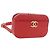 Cintura Chanel Chic Affinity Stitched Caviar Rosso