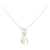 Hermès Hermes Amulette Kelly Necklace Silvery Silver
