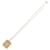 Hermès Collier pendentif Hermes Az de Coeur Beige Doré  - vue 2