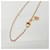 Hermès Collier pendentif Hermes Az de Coeur Beige Doré  - vue 4