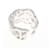 Ring Hermes Hermès Chaine d'Ancre Enchainée Bague Anneau en Argent Argenté  - vue 3