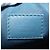 Louis Vuitton Keepall Bandouliere Limited Edition Aerogram Leather XS Blu - vista 6