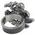 Chanel Ring Band Schwarz Grün Silber Weiß - Ansicht 2