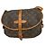 Louis Vuitton Saumur Messenger Monogram Canvas PM Marrone - vista 2