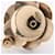 Orecchini Chanel Camellia Swing D'oro Crudo - vista 7