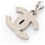 Collana Chanel Coco Mark con strass Argento  - vista 2