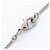 Collana Chanel Coco Mark con strass Argento  - vista 4