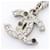 Collana Chanel Coco Mark con strass Argento  - vista 7