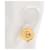 Orecchini Chanel Coco Mark Circle D'oro  - vista 4