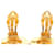 Orecchini Chanel Coco Mark Circle D'oro  - vista 6
