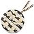 Collana con bordo iconico Coco Mark di Chanel Nero Multicolore