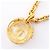 Collana Chanel Coco Mark Circle placcata in oro D'oro - vista 2