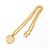 Collana Chanel Coco Mark Circle placcata in oro D'oro - vista 3
