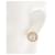 Chanel Coco Mark Circle Ohrringe Weiß Golden  - Ansicht 4
