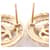 Chanel Coco Mark Circle Ohrringe Weiß Golden  - Ansicht 5