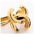Orecchini a clip Chanel Coco Mark placcati oro D'oro - vista 6
