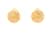 Timeless Orecchini a clip rotondi Chanel Coco Mark Dot D'oro