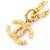 Collana Chanel Coco Mark placcata oro D'oro