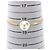 Bracciale charm con il logo Coco di Chanel Bianco D'oro - vista 4